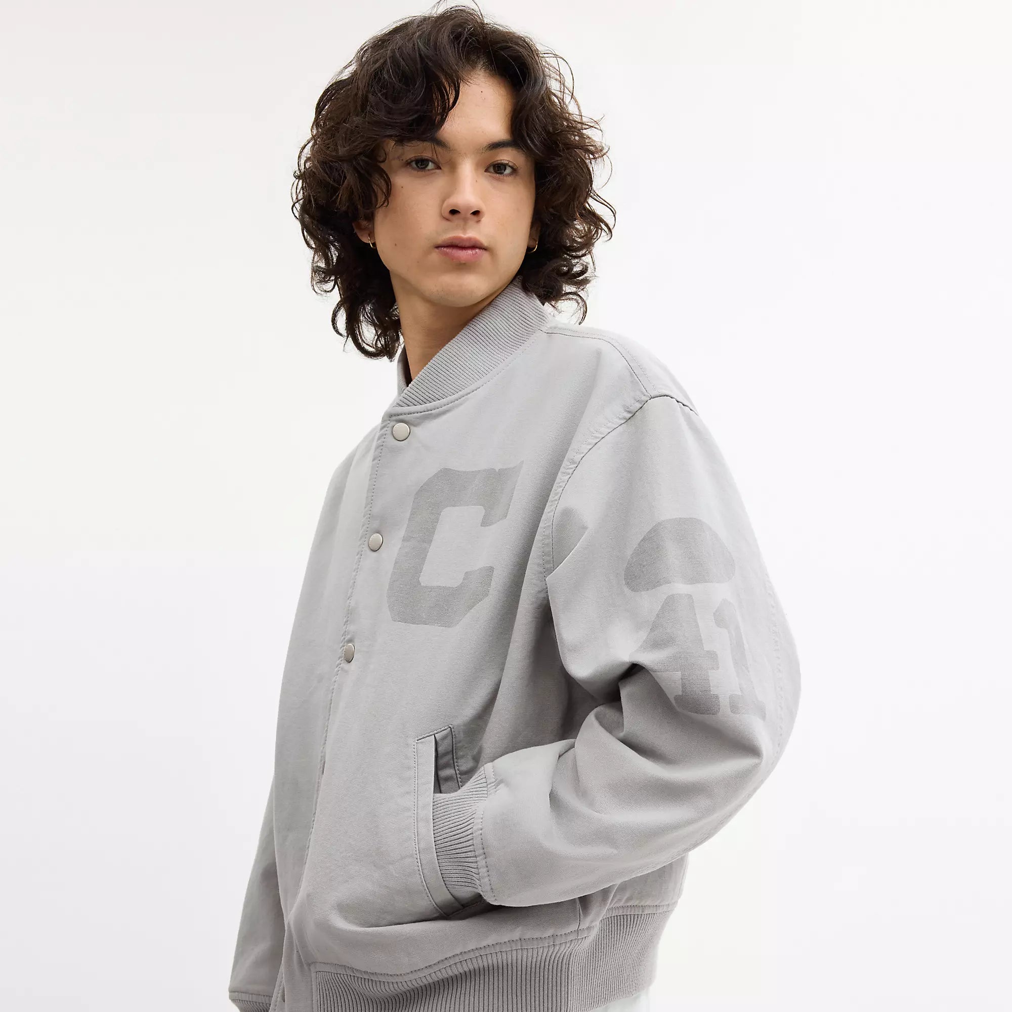 Coach Outlet Canvas Varsity Jacket