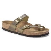 Women's Mayari Oiled Leather Sandals In Olive