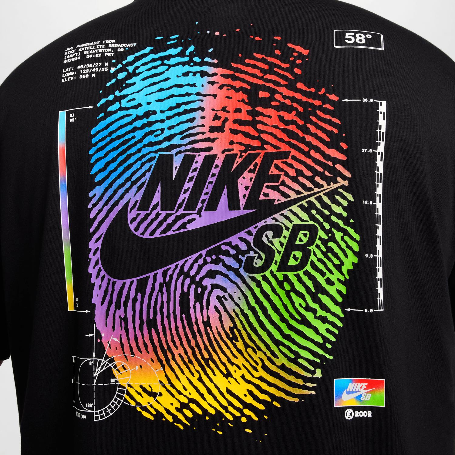 Sb Thumbprint T-Shirt In Black
