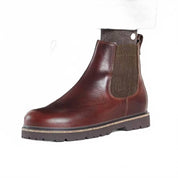 Men's Highwood Chelsea Boot In Chocolate Leather