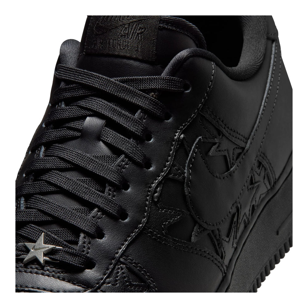 Men's Nike Air Force 1 `07 Stars Black/Black/Metallic Silver IM5750-001