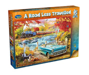 1000pc A Road Less Travelled: Steam Train in Fall