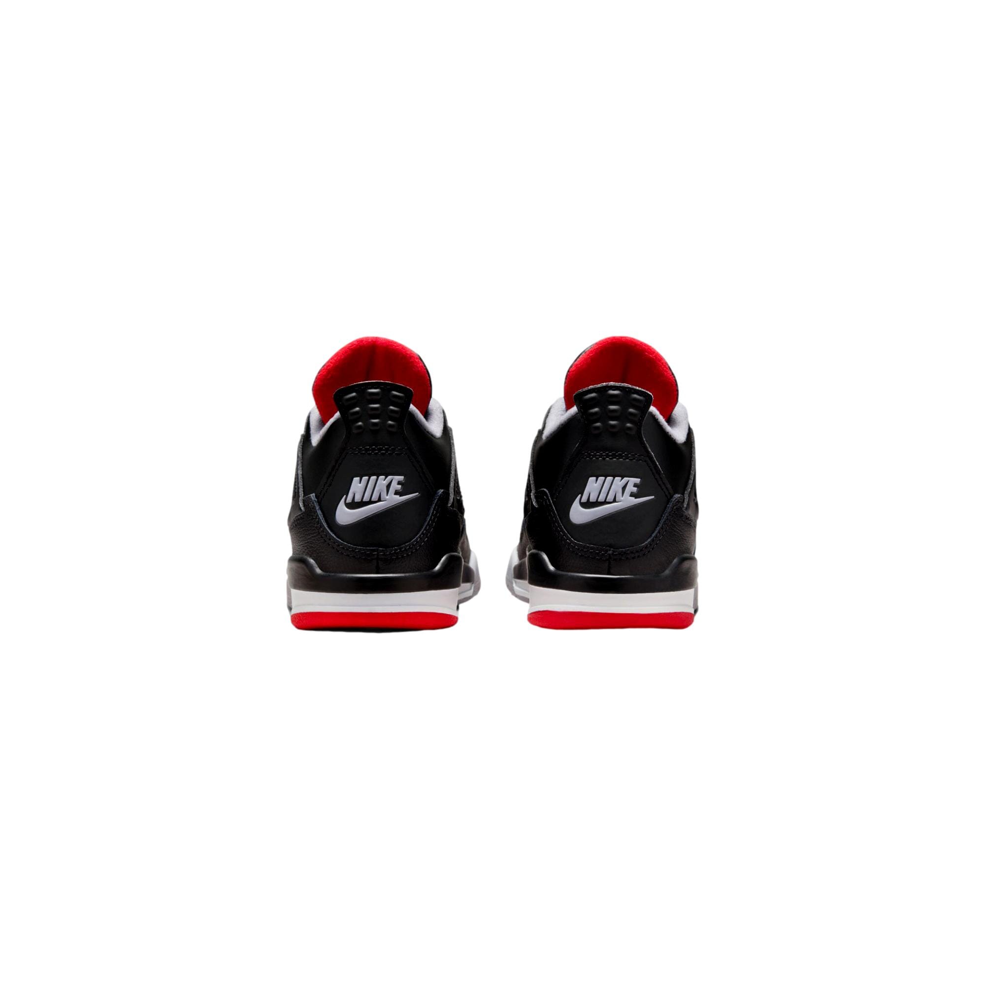 Pre-School Nike Jordan 4 Retro Black/Fire Red-Cement Grey BQ7669-006