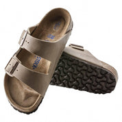 Unisex Arizona Soft Footbed Sandals In Tabacco Brown