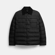 Coach Outlet Lightweight Shirt Down Jacket In Recycled Polyester