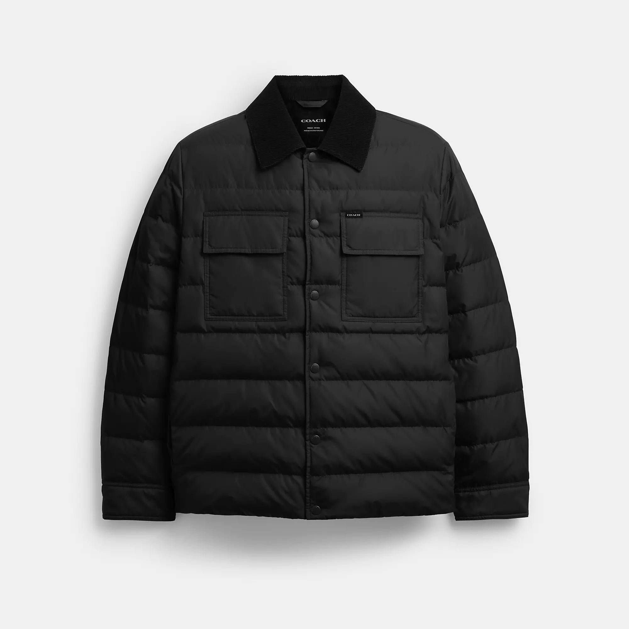 Coach Outlet Lightweight Shirt Down Jacket In Recycled Polyester