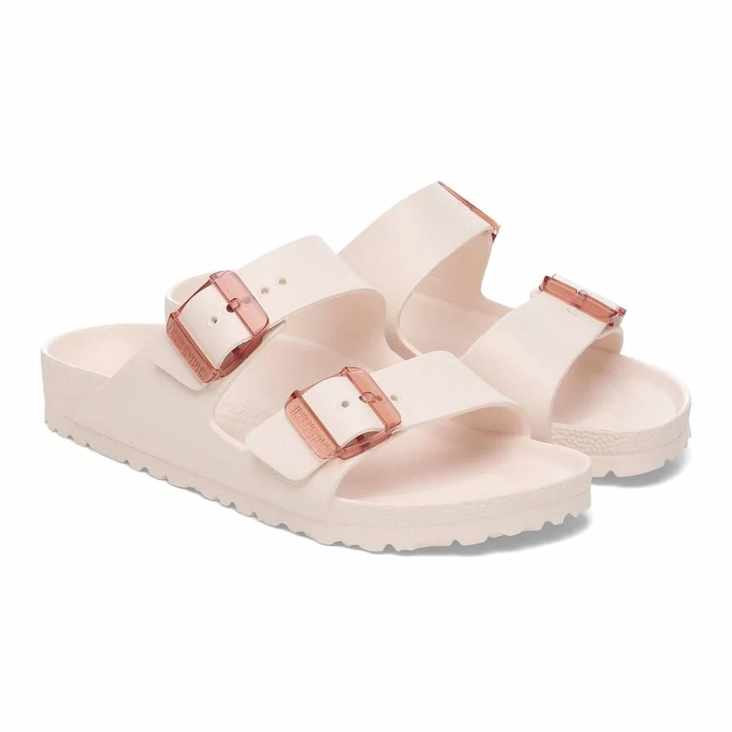 Women's Arizona Eva Stealth Buckle Flip-Flops In Light Rose