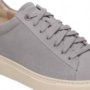 Unisex Bend Low Suede Leather Shoes In Stone Coin