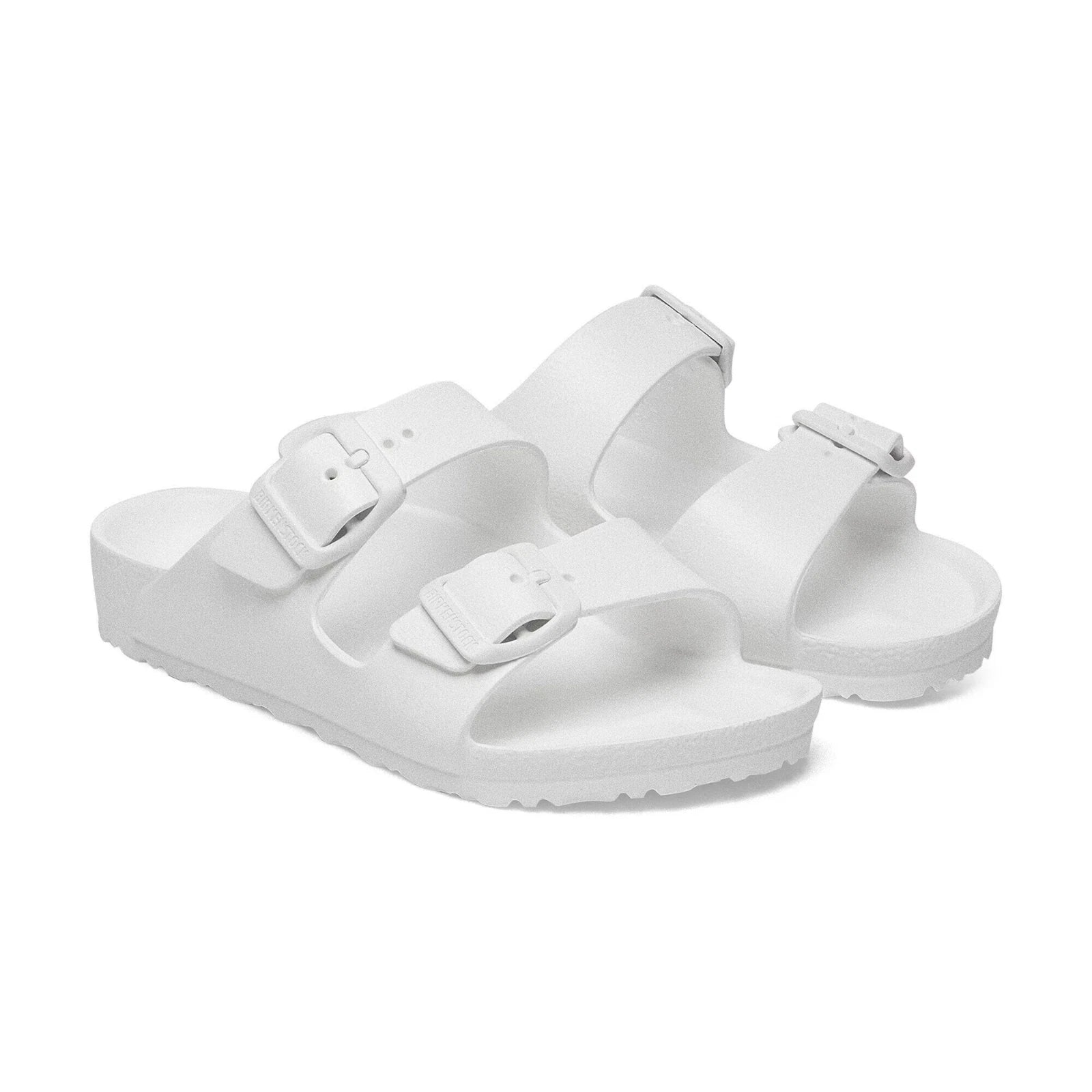 Youth Birkenstock Arizona Sandals White Waterproof Slip On Slide VER849