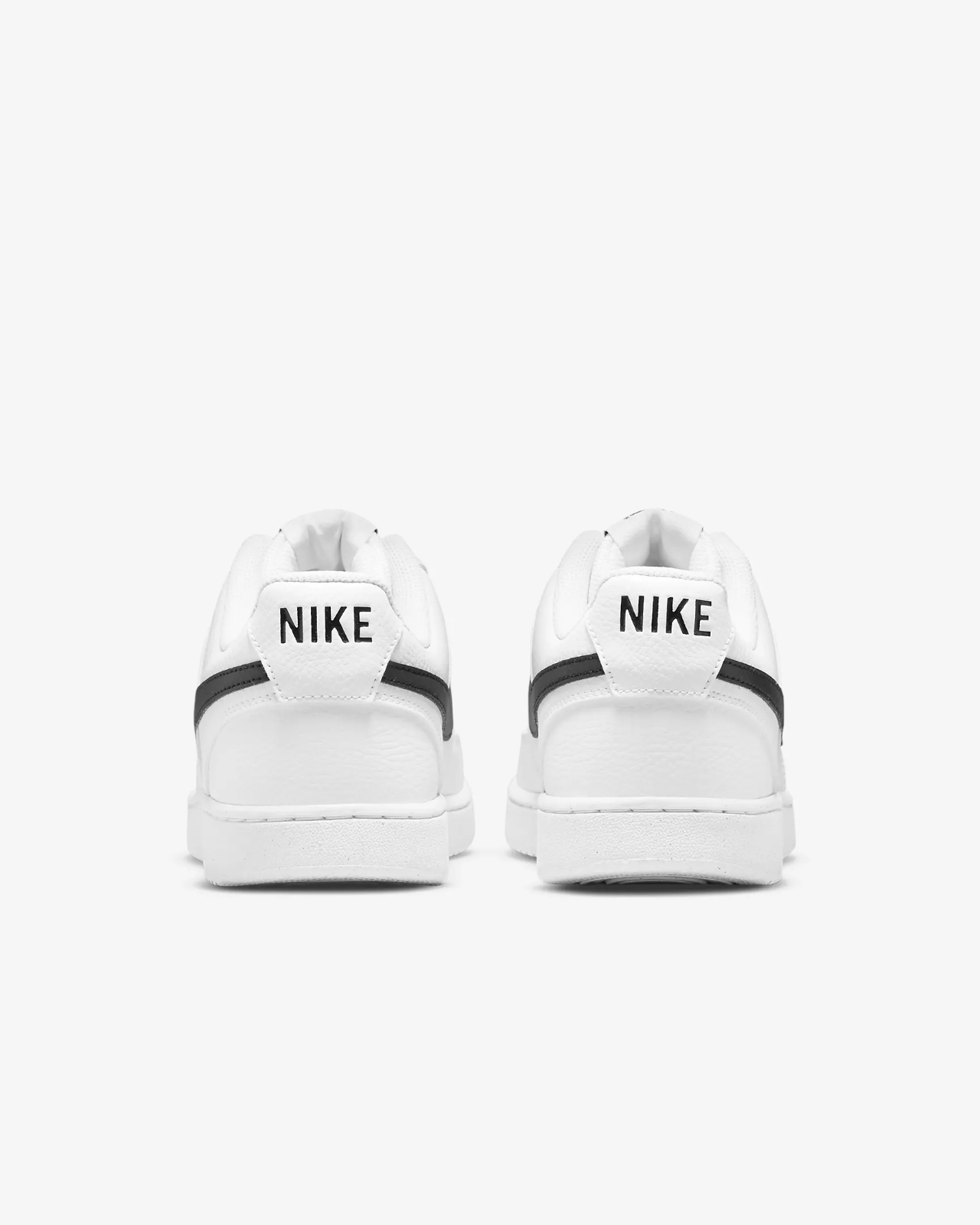 Men's Nike Court Vision Low Next Nature DH2987-101 Sneakers White Black Leather