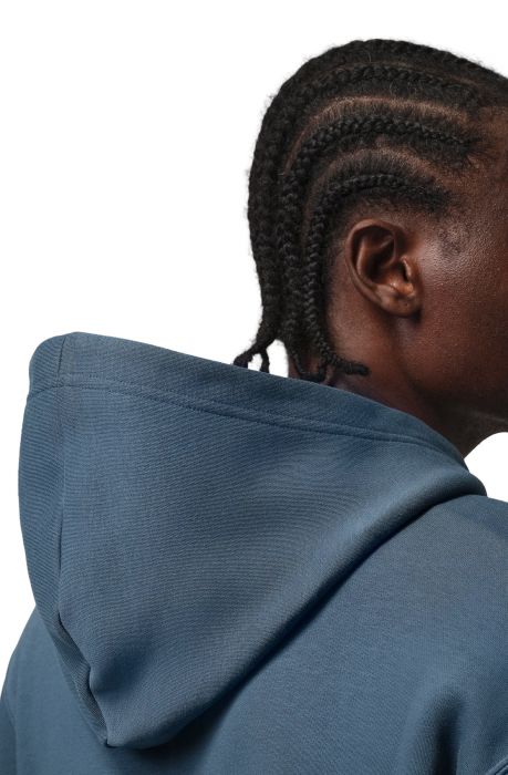 Men's Jordan Brooklyn Fleece Men's Pullover Hoodie - Squadron Blue/Aura