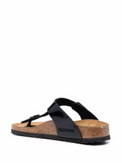 Women's Gizeh Patent-Leather Sandals In Black
