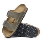 Men's Arizona Leather Sandals In Faded Khaki