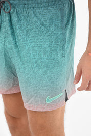 Nike Swim All Over Logo Boxer Swimsuit Xs Standard Size