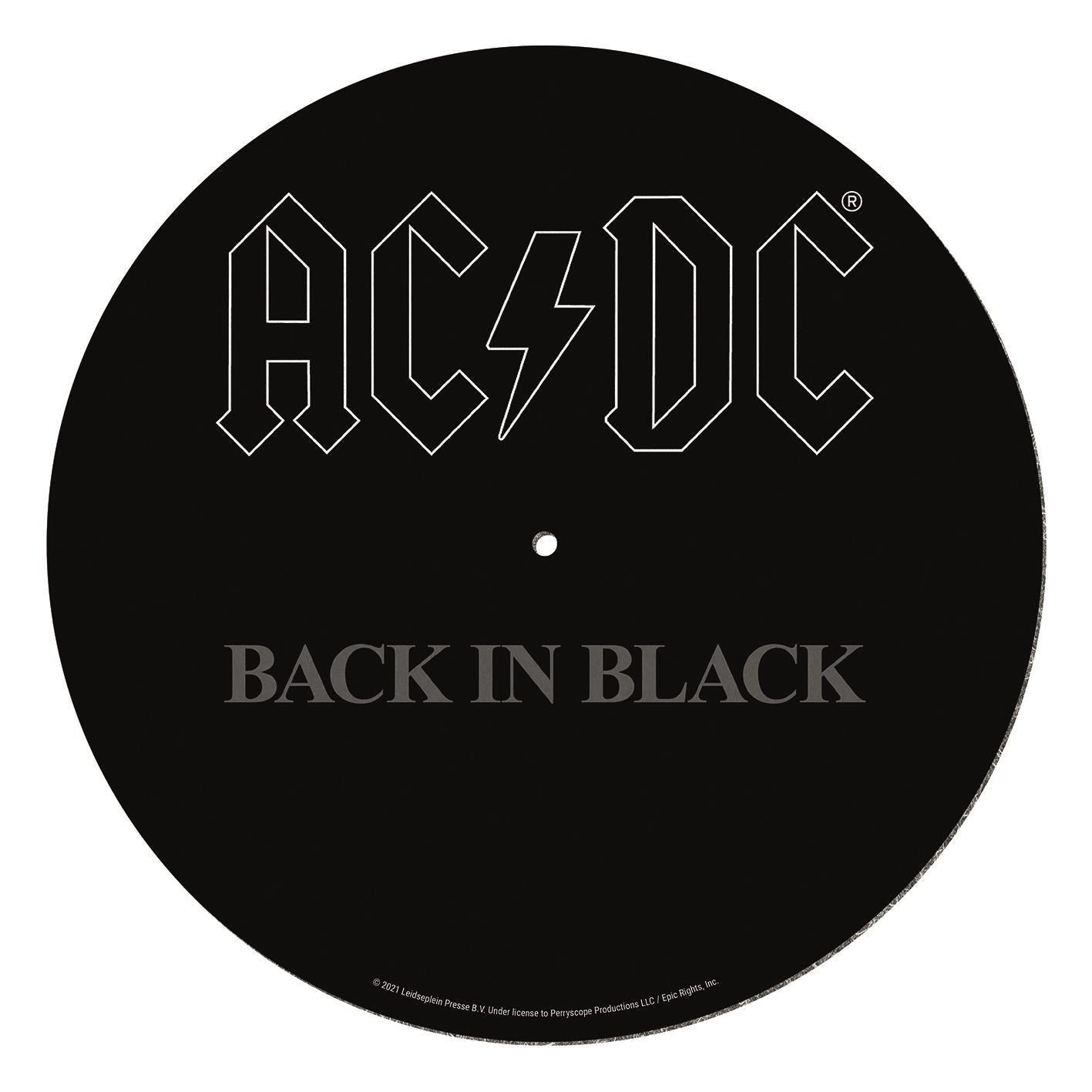 AC/DC - Back In Black Vinyl Record Slipmat (LP)