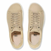 Women's Bend Low Suede Leather Sneakers In Sandcastle