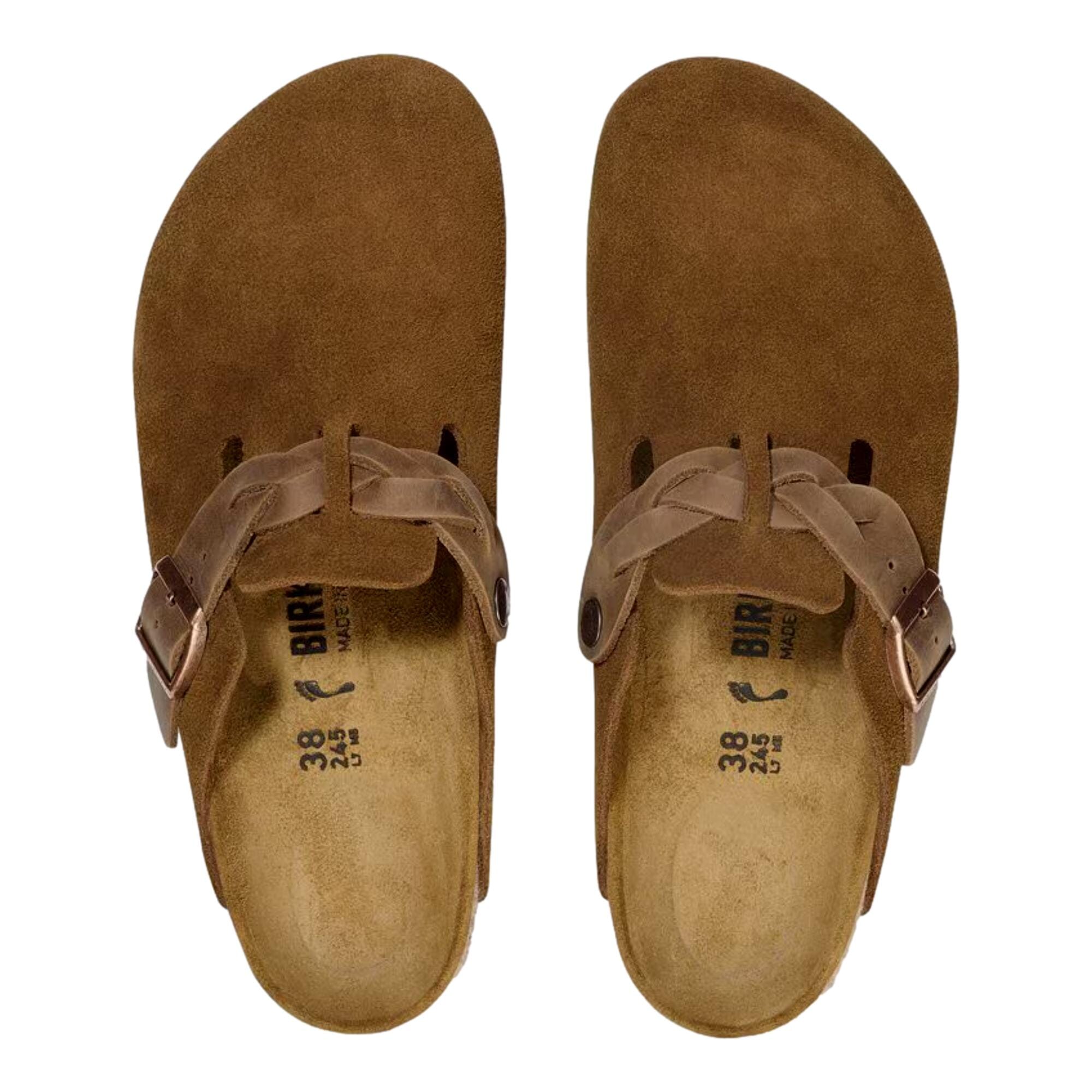 Women's Birkenstock Boston Braided Mink 1026713