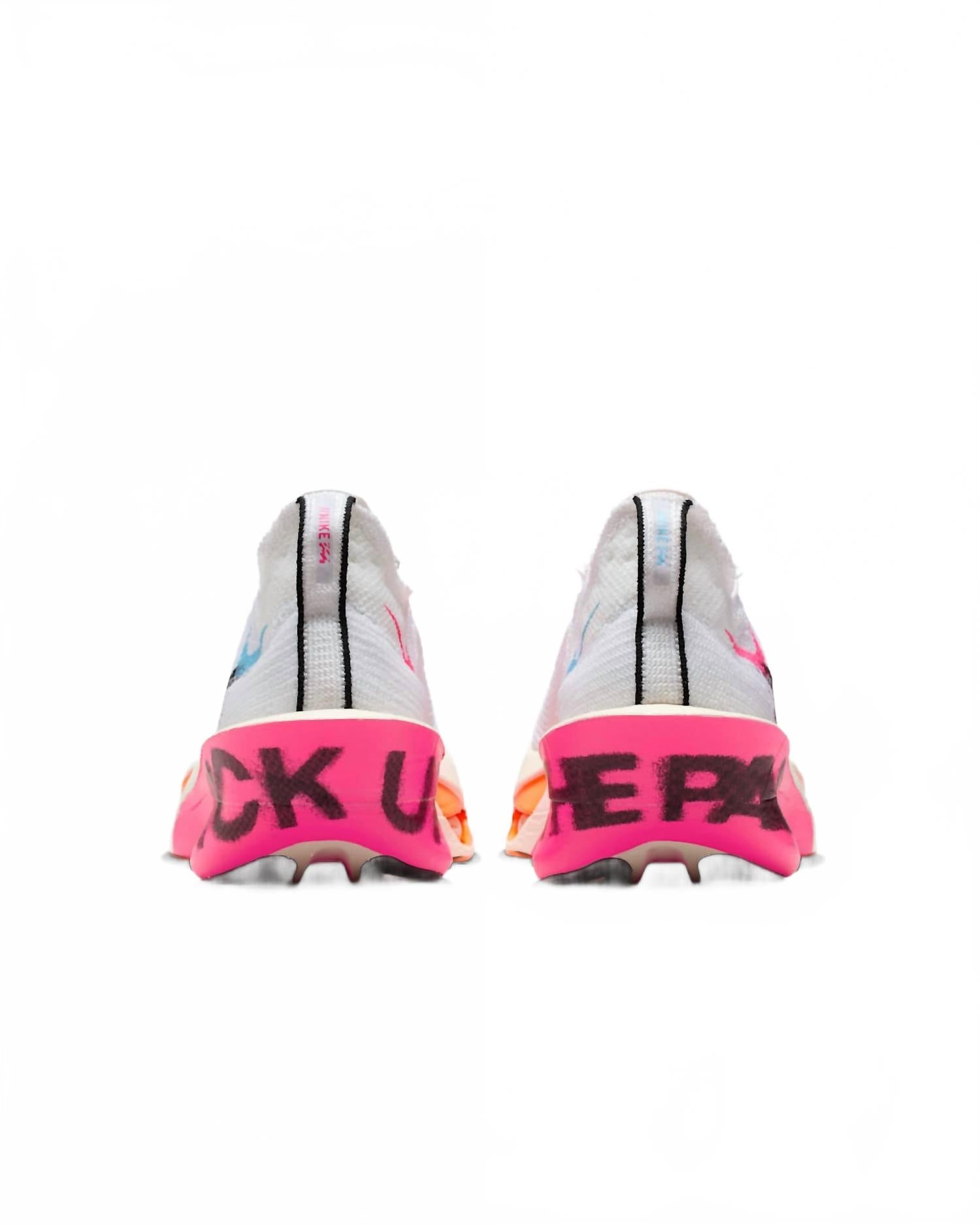 Men's Alphafly 3 Shoes In White/black/soft Pearl/hyper Crimson