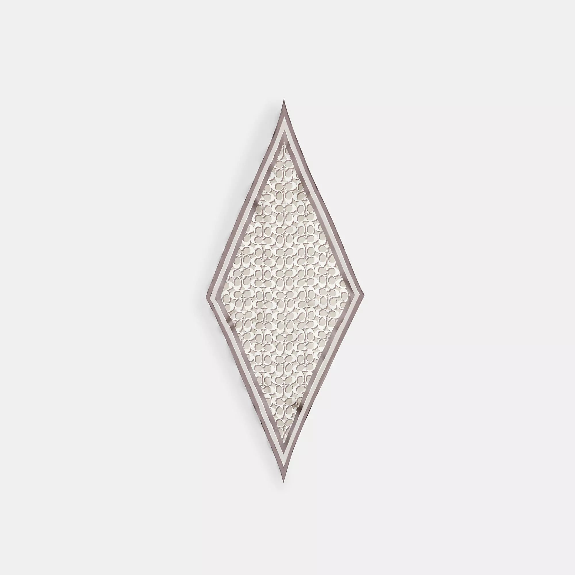 Coach Outlet Signature Silk Diamond Scarf