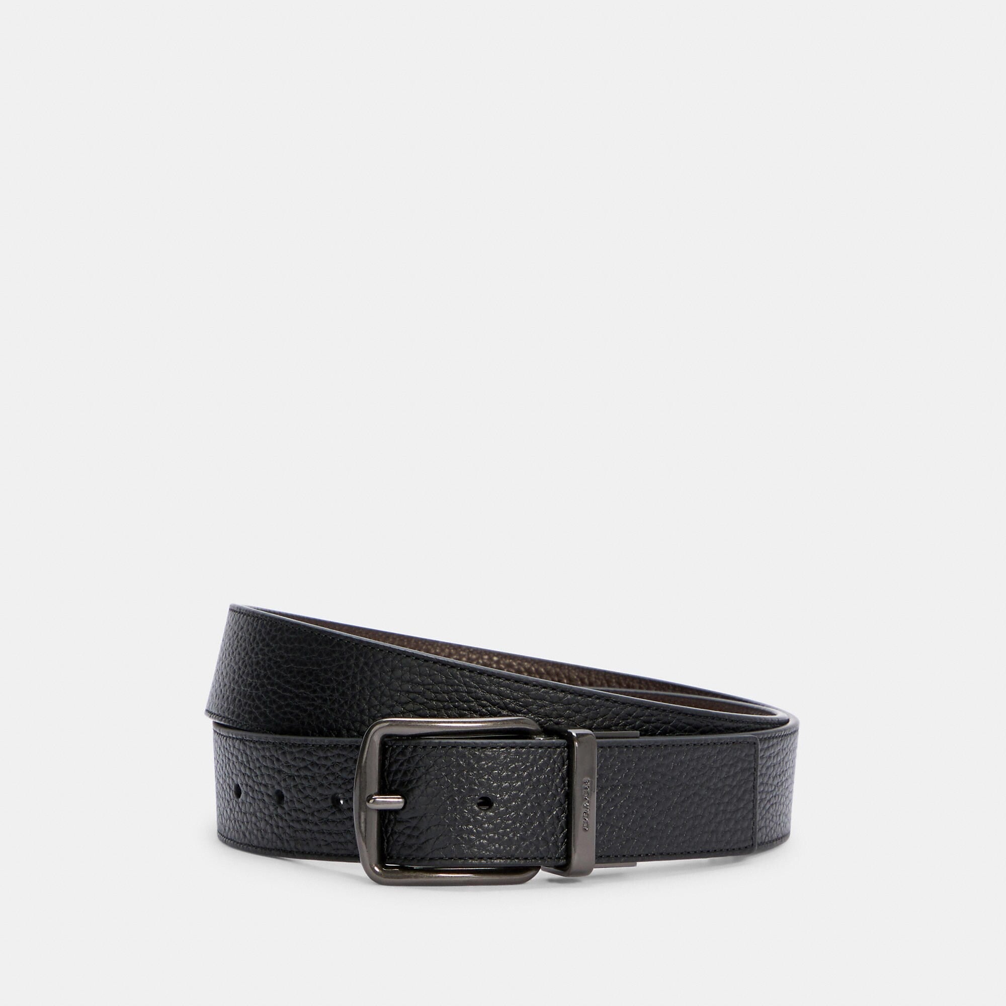 Coach Outlet Boxed Harness Buckle Cut To Size Reversible Belt, 38 Mm