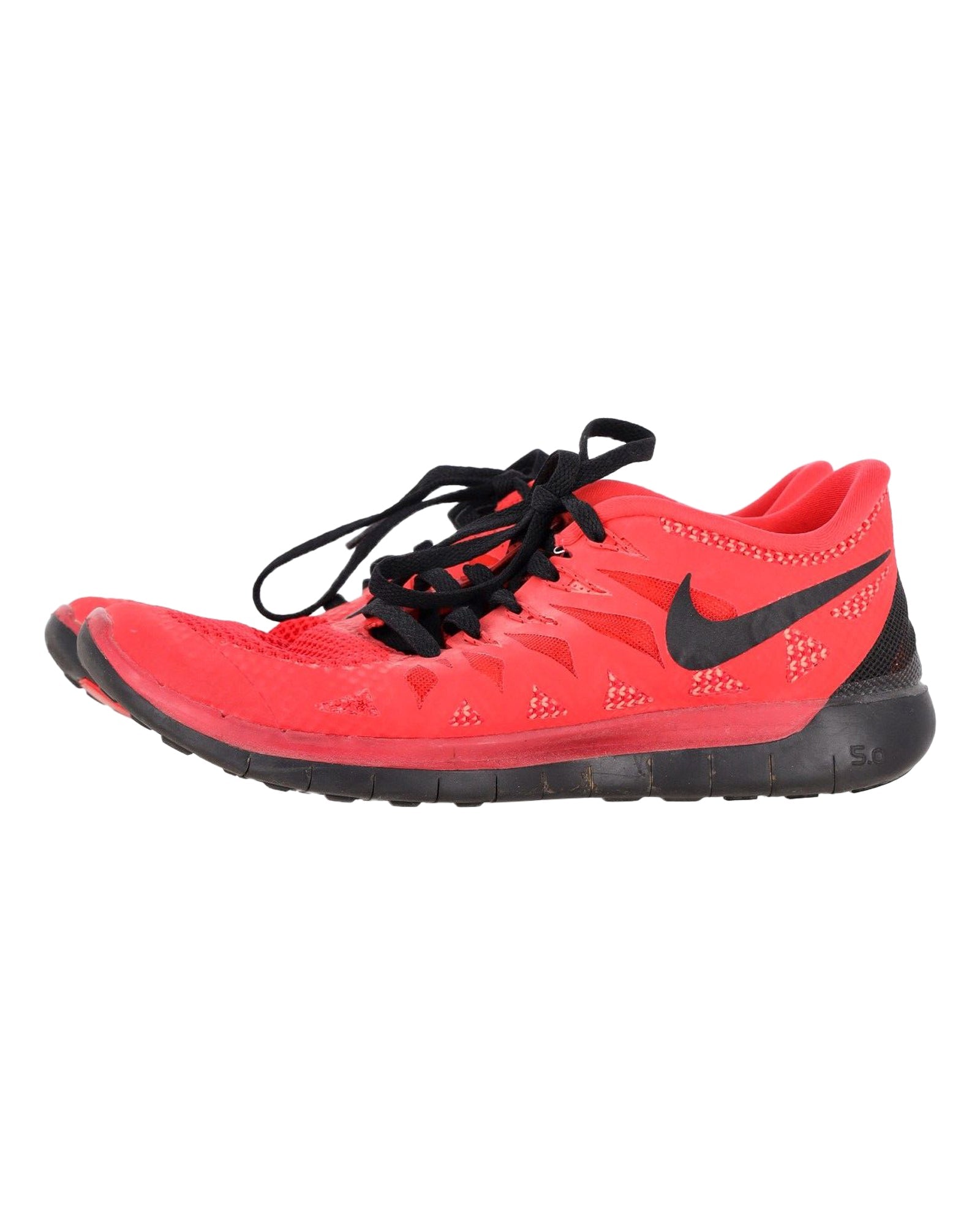 Nike Free 5.0 Running Shoes in Red Mesh