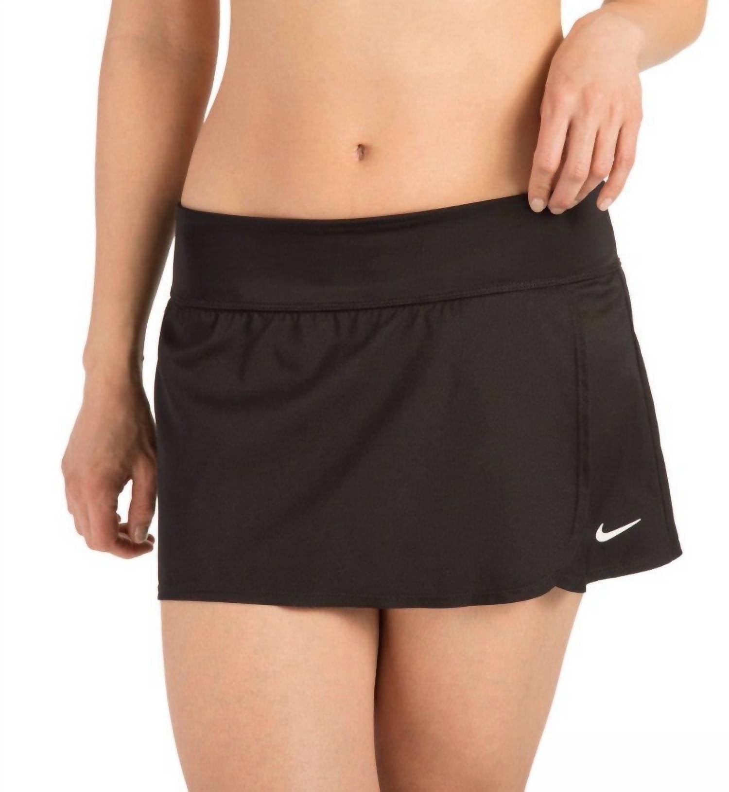 Midini Bikini Swim Top Separates And Skort Set In Black