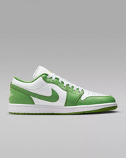 Men's Nike Air Jordan 1 Low SE HF4823-100 Sneaker White Green Leather Shoes TF6886 (White,8.5)