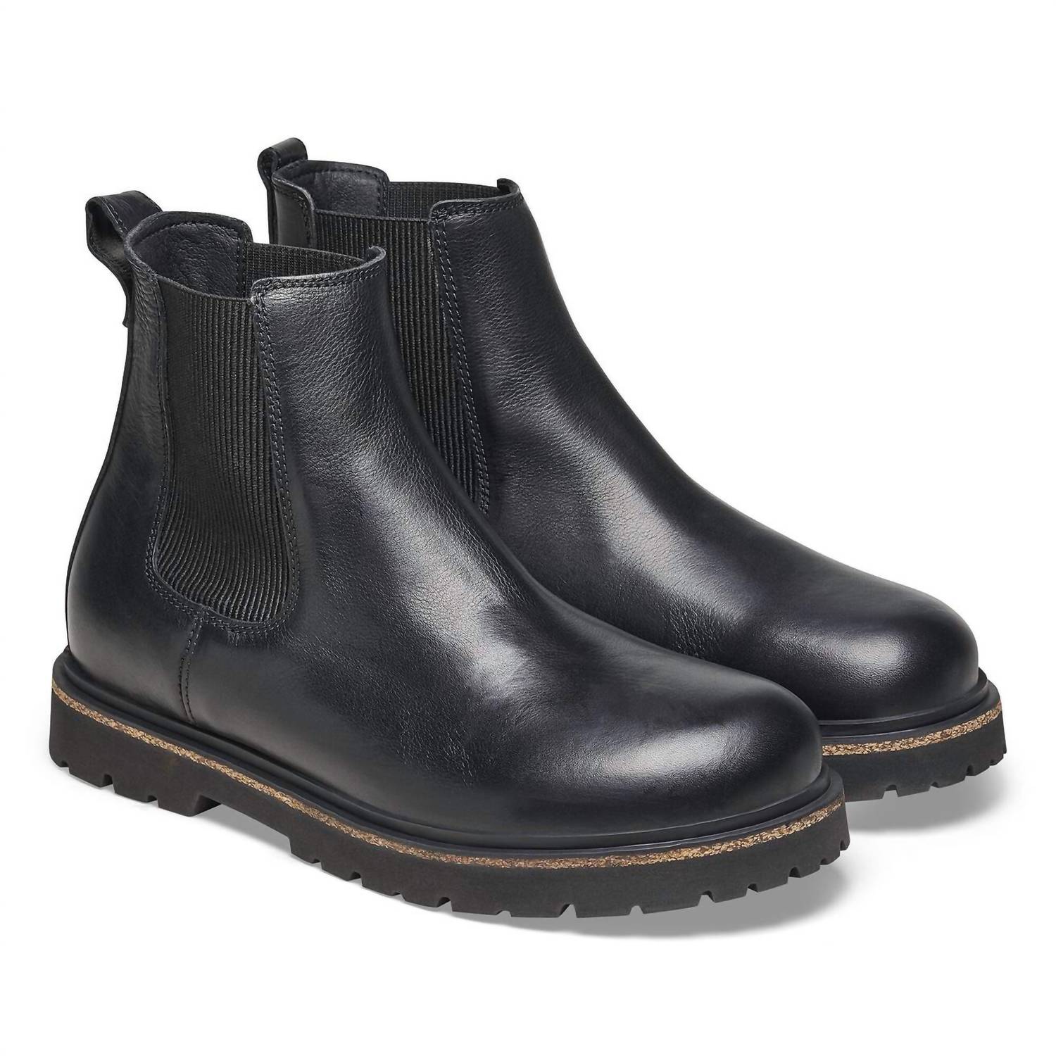 Men's Highwood Slip-On Mid Chelsea Boots In Black