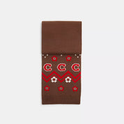 Coach Outlet Fair Isle Print Knit Muffler