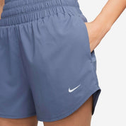 Women's Nike One Shorts Diffused Blue Brief-Lined Ultra High-Waisted SRT619