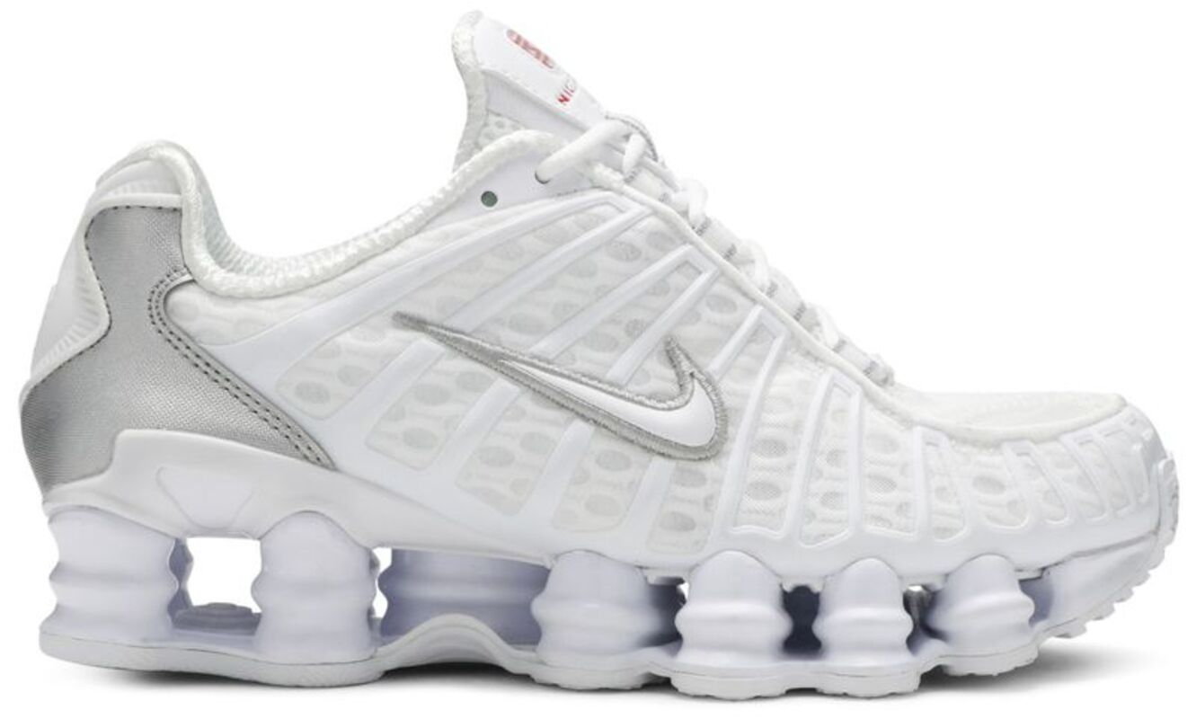 Nike Shox TL White Metallic Silver