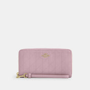 Coach Outlet Long Zip Around Wallet With Quilting