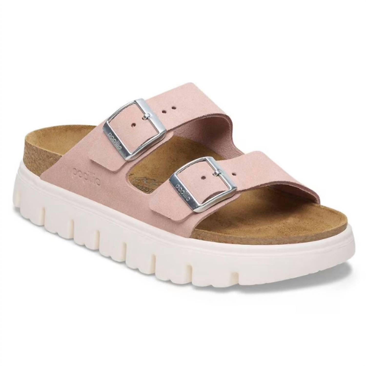 Arizona Chunky Platform Sandals In Light Rose