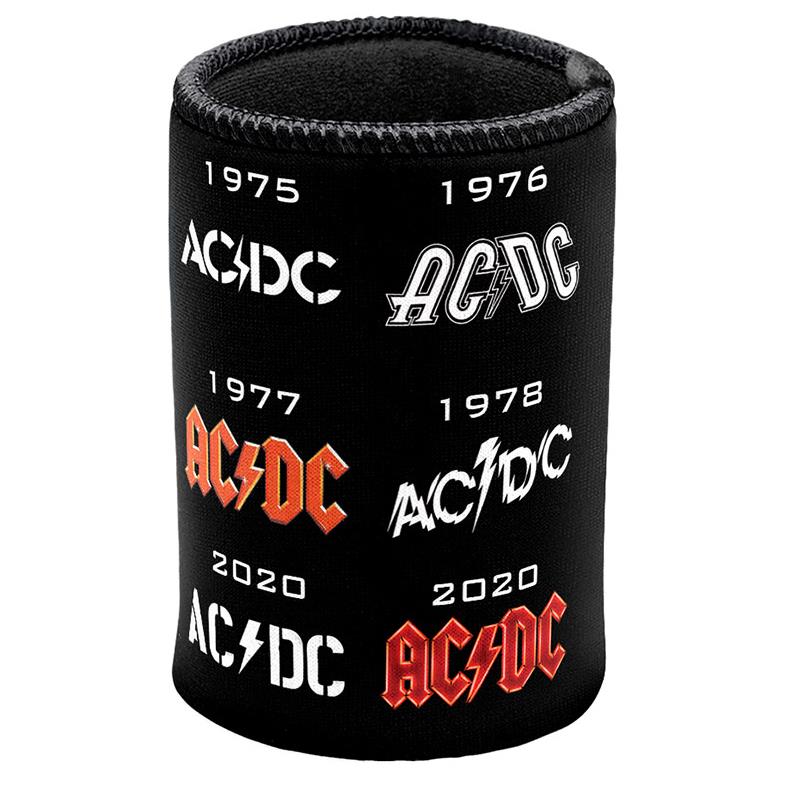 AC/DC: 50 Years - Logos Can Cooler/ Stubby Holder