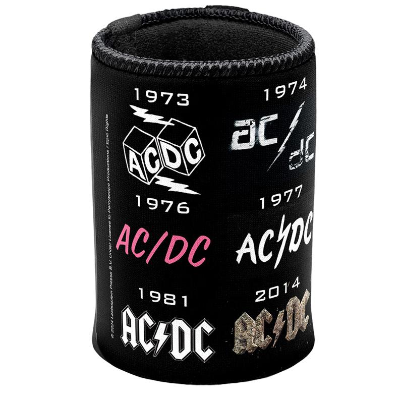 AC/DC: 50 Years - Logos Can Cooler/ Stubby Holder