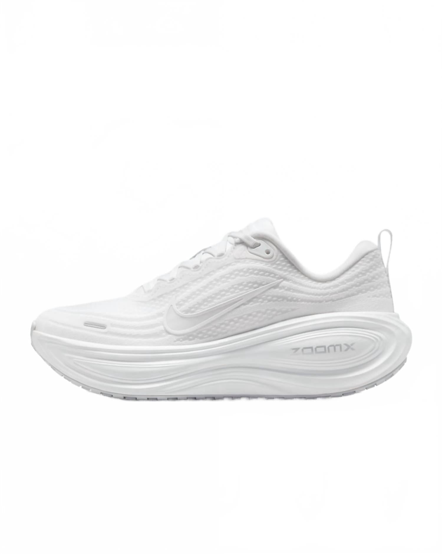 Women's Vomero Plus Road Running Shoes In White/photon Dust/metallic Silver/summit White