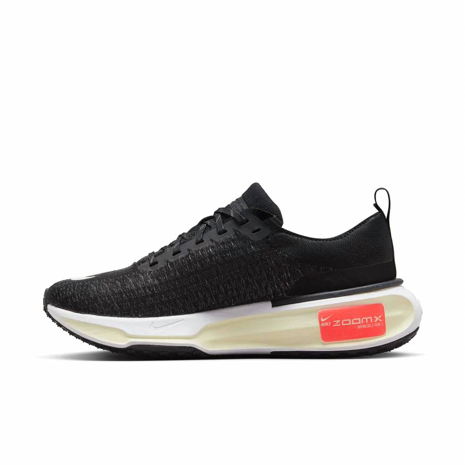 Men's Zoomx Invincible 3 Road Running Shoes In Black/white