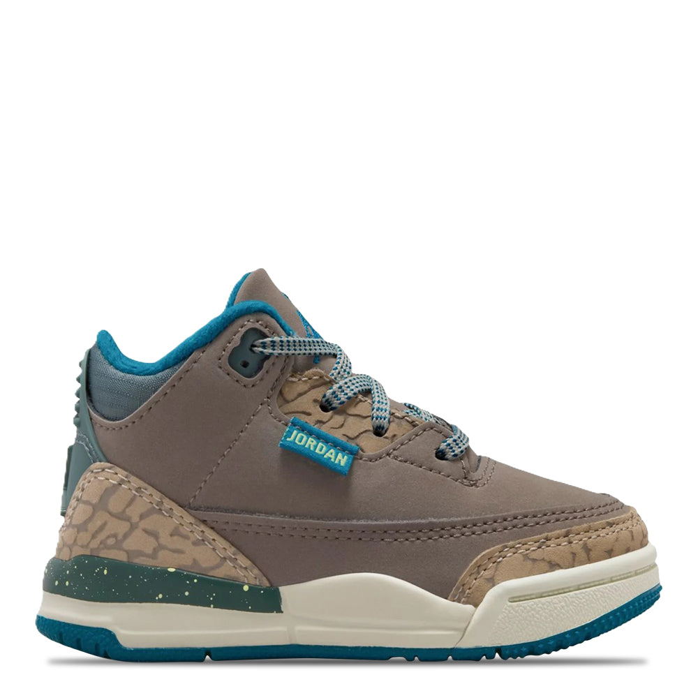 Air Jordan 3 Retro - Olive Grey - Toddler Sneakers