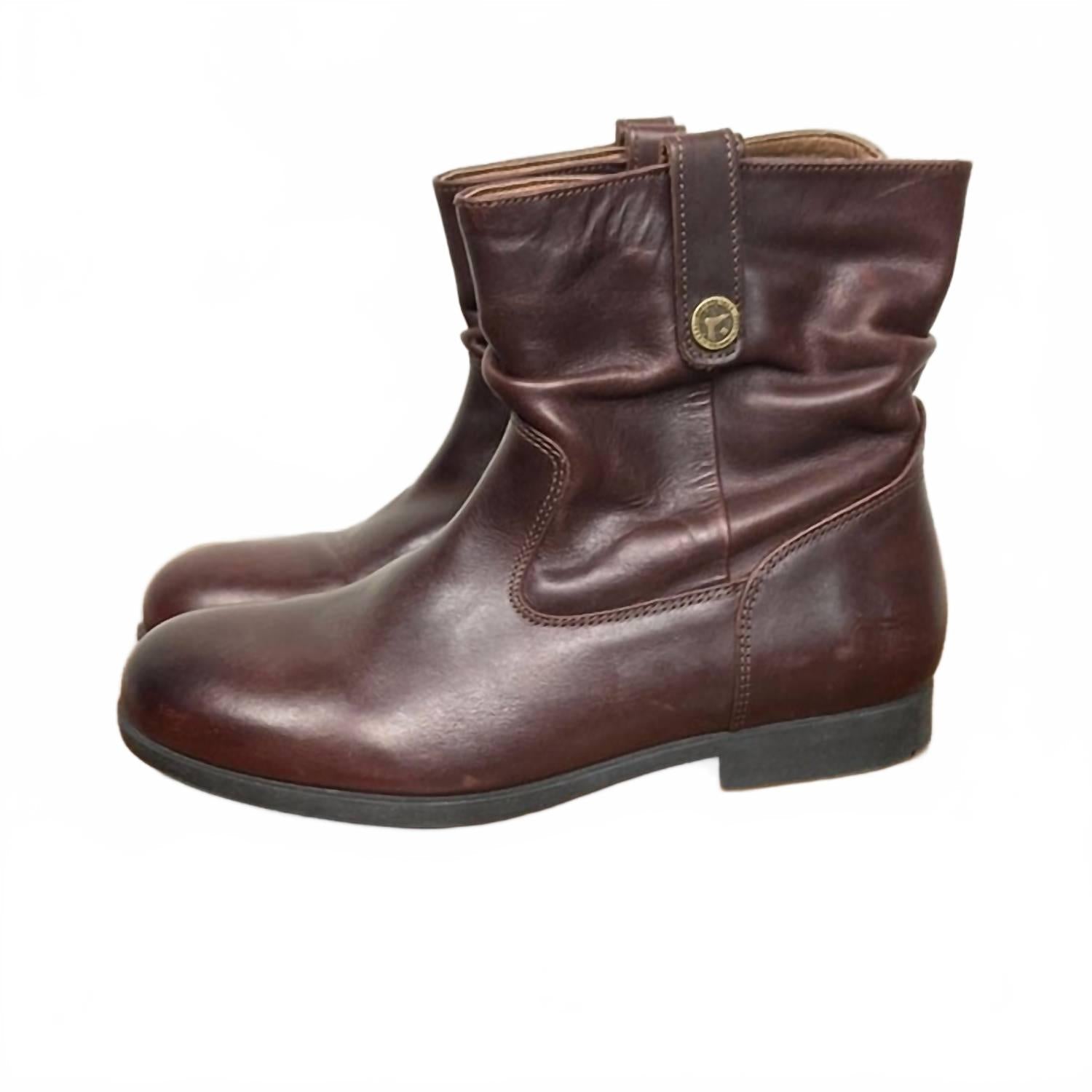 Women's Sarnia Boots In Leather Espresso