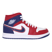 Nike Air Jordan 1 Mid SE Gym Red/Midnight Navy-Sail  DQ7648-600 Women's
