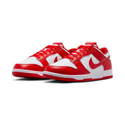 MENS NIKE DUNK LOW RETRO WHITE/UNIVERSITY RED_HF5441-104