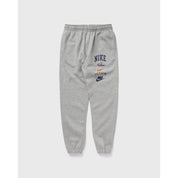 Men's Nike Club Fleece Cuffed Pant Dark Grey Heather/Safety Orange FN2643-063