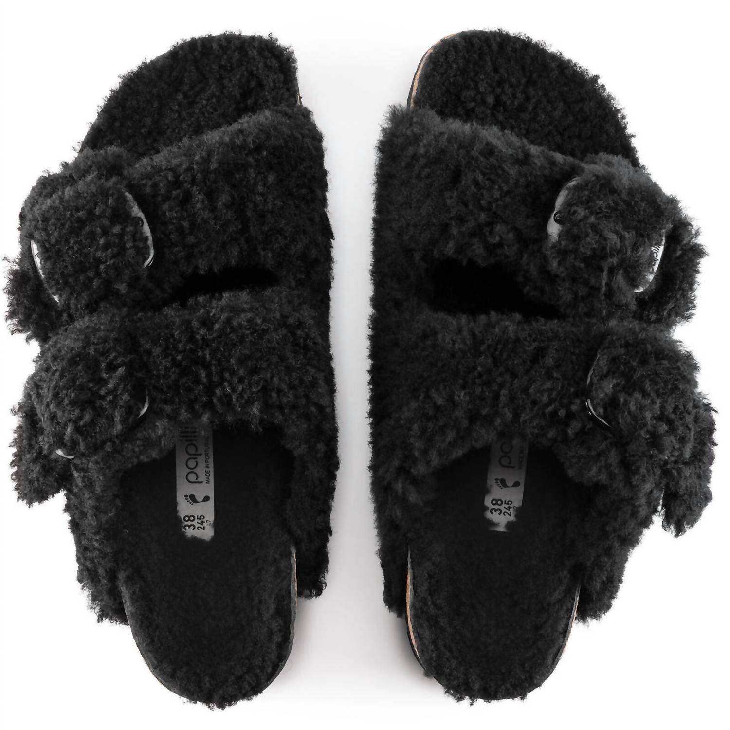 Women's Arizona Platform Big Buckle Sandal In Black