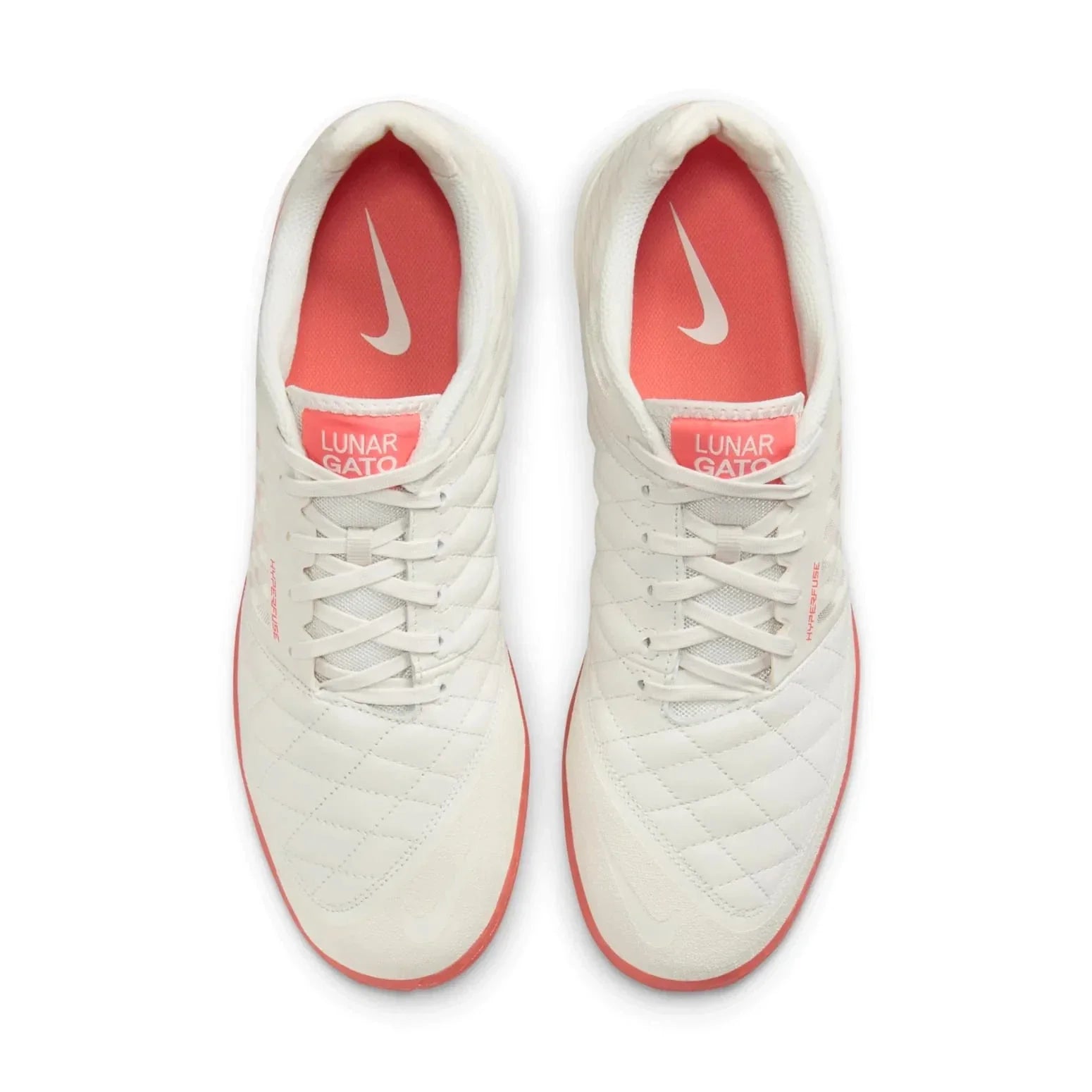 Men's Nike Lunargato II 580456-011 White Indoor/Court Soccer Shoes DWA3456