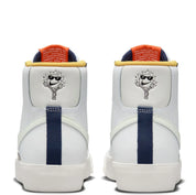 Youth Nike Blazer Mid ' FN6966- White Midnight Navy Grade School Shoes HTAT2