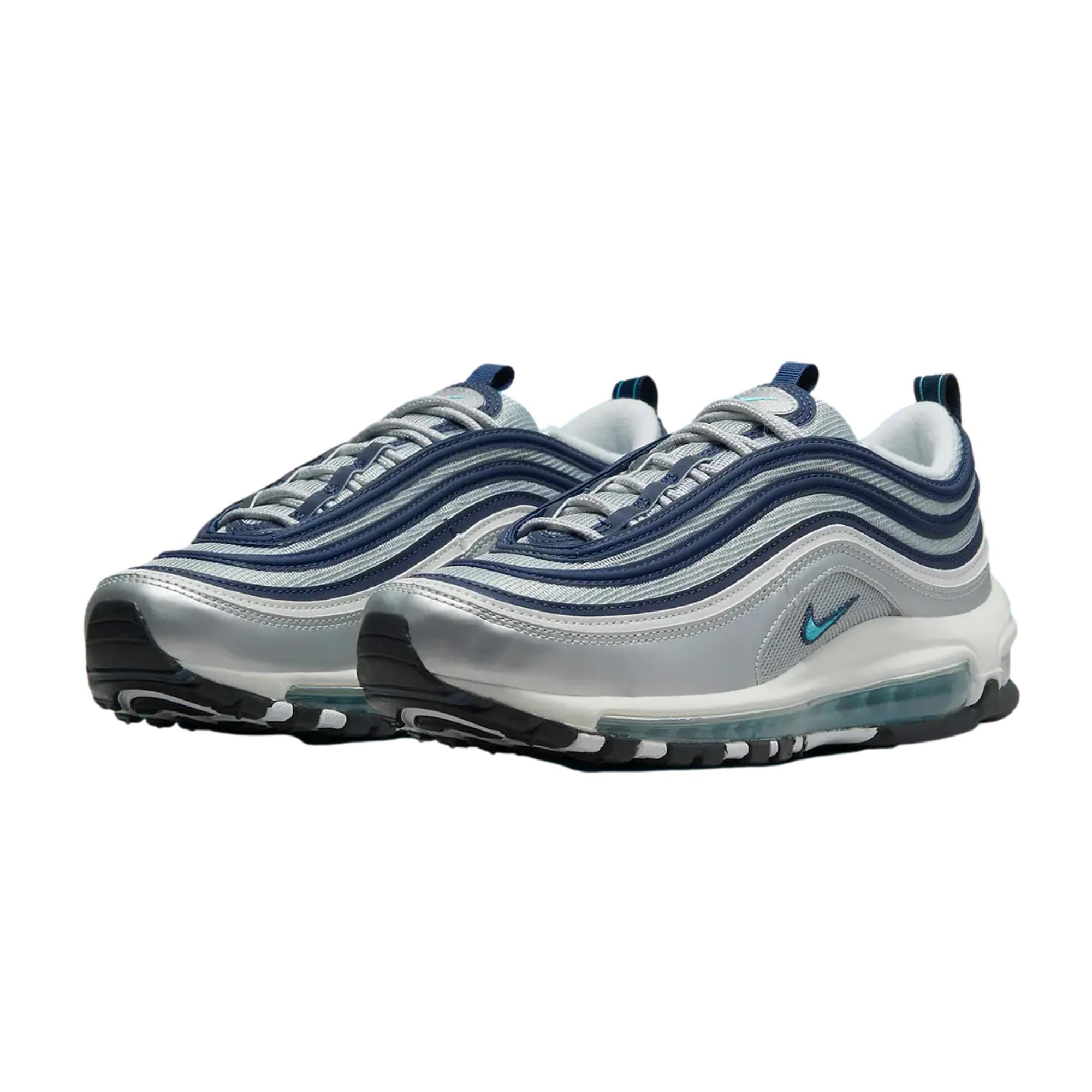Women's Nike Air Max 97 OG Metallic Silver/Chlorine Blue DQ9131-001