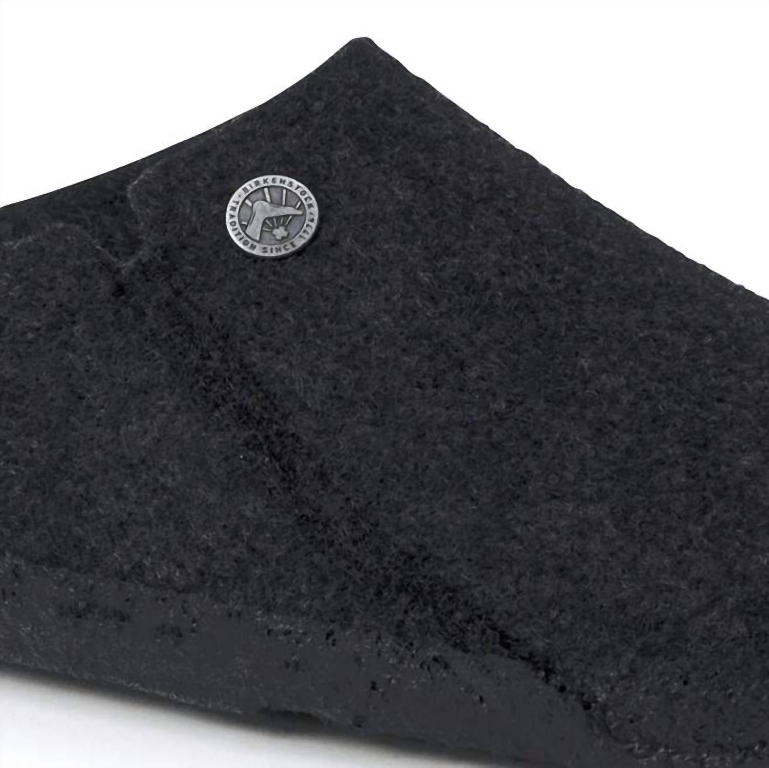 Unisex Zermatt Rivet Narrow Slippers In Anthracite