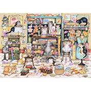 1000pc Crazy Cats Mrs Hardwicks Haberdashery Puzzle