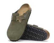 Women's Boston Suede Sandal In Thyme