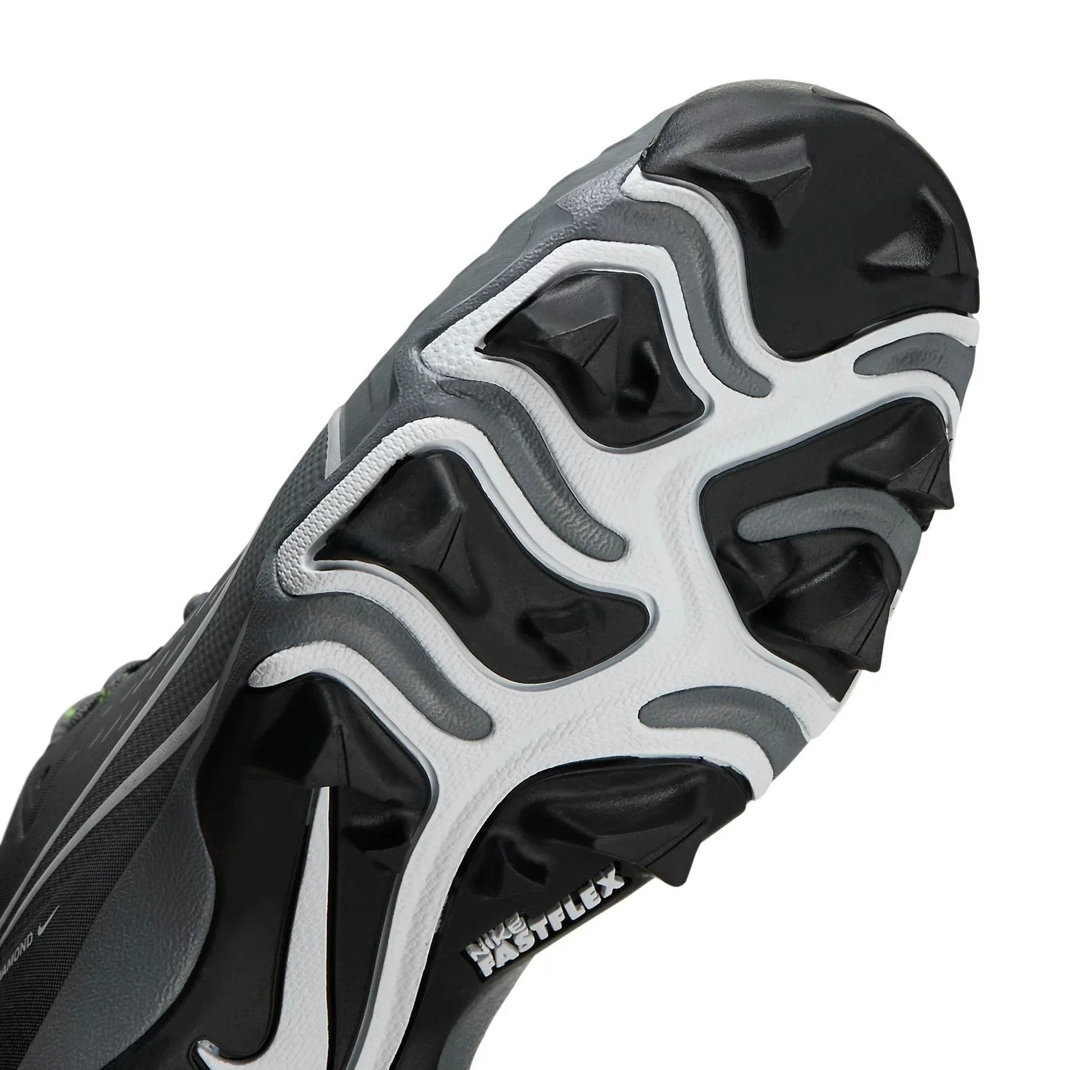Women's Nike Hyperdiamond 4 Keystone CZ5918-007 Black Gray Softball Cleats ACAD482